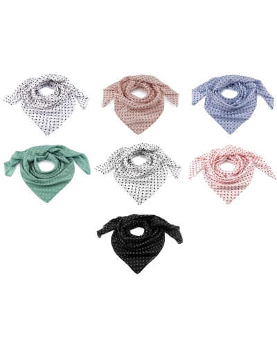 Šatka s bodkami 85x90 cm - 1 ks | Mimib