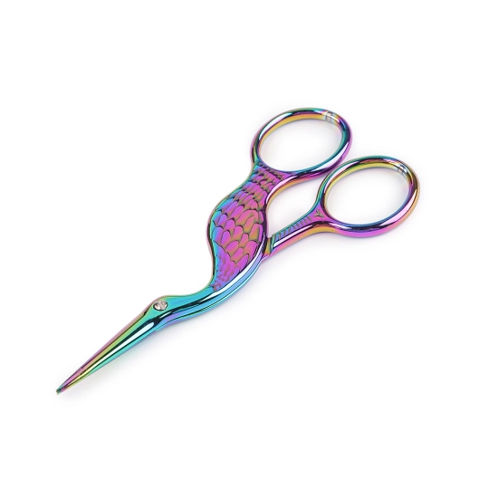 Nožnice vyšívacie bocian dĺžka 10 cm - 1 ks | Mimib