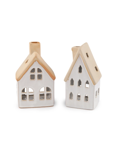 Keramická chalúpka / domček na sviečku - 1 ks | Mimib