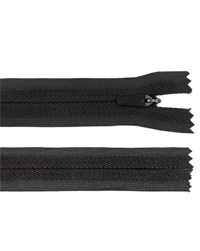 Špirálový zips skrytý No 3 dĺžka 25 cm na outdoorové odevy a doplnky, semi-autolock - 1 ks | Mimib