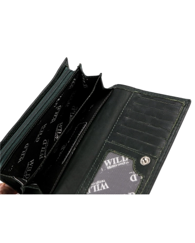 Dámska kožená peňaženka 9,5x17 cm - 1 ks | Mimib