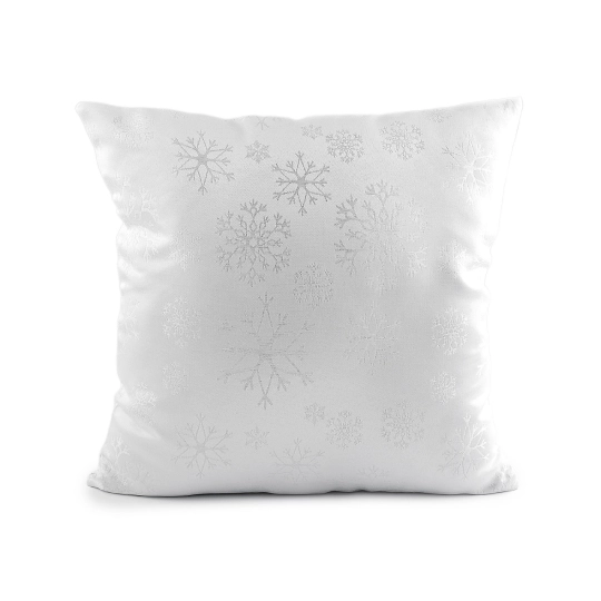 Vianočná obliečka na vankúš s jemným lurexom 40x40 cm - 1 ks | Mimib