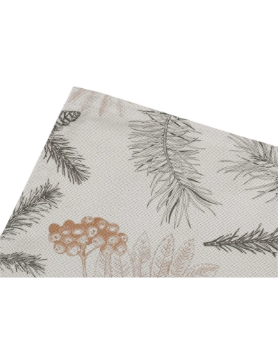 Vianočné prestieranie textilné, obojstranné s jemným lurexom 30x40 cm - 4 ks | Mimib