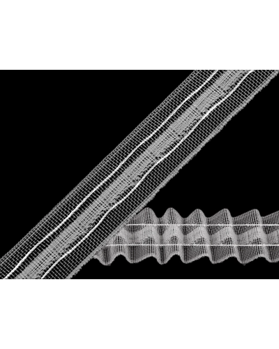 Záclonovka šírka 25 mm univerzálne riasenie - 50 m | Mimib