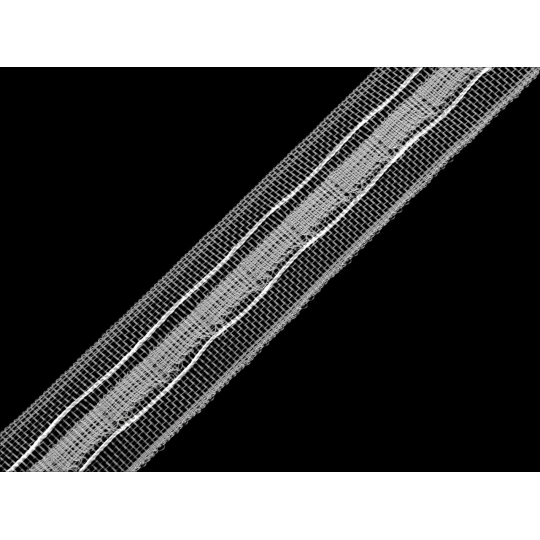 Záclonovka šírka 25 mm univerzálne riasenie - 50 m | Mimib