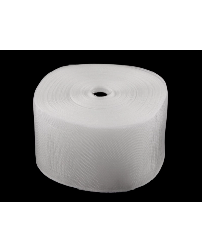 Záclonovka šírka 10 cm s pútkami na navlečenie na tyč - 50 m | Mimib