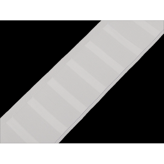 Riasiaca stuha na závesy šírka 75 mm s pútkami na kovové háčiky - 1 m | Mimib