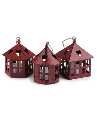 Kovový lampáš svietiaci na zavesenie - 1 ks | Mimib