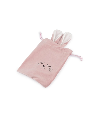 Darčekové vrecúško zajačik 15x28 cm zamatové - 1 ks | Mimib