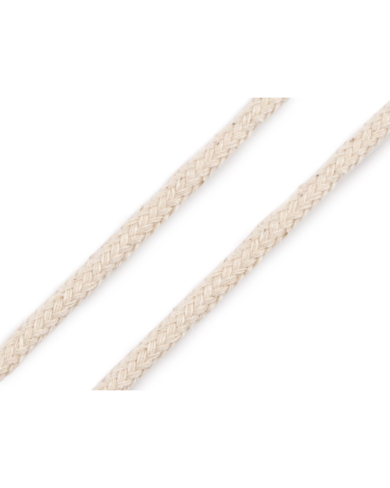 Bavlnená odevná šnúra splietaná Ø5 mm - 20 m | Mimib