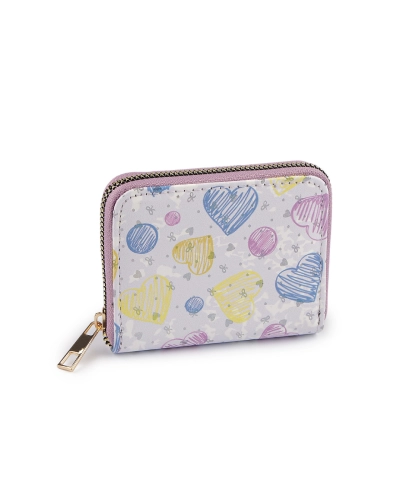 Dievčenská peňaženka srdce 9x11 cm - 1 ks | Mimib