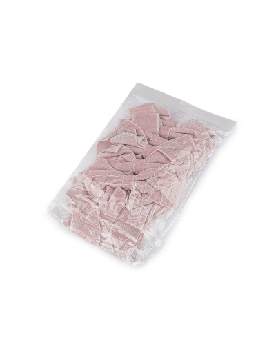 Vianočná mašľa zamatová dvojitá 13x18 cm - 6 ks | Mimib