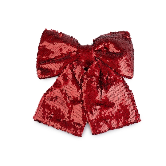 Vianočná mašľa flitrová XL 26x26 cm - 1 ks | Mimib