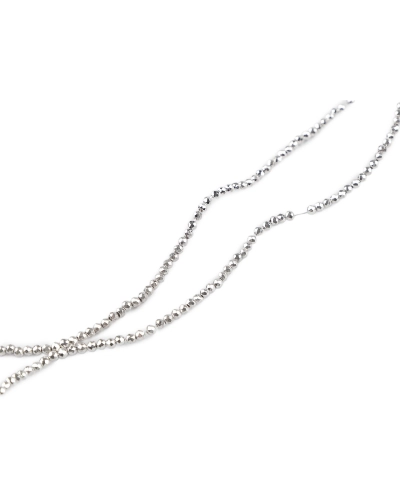 Akrylové koráliky plôškované Metalic Ø2 mm - 1 sáčok | Mimib