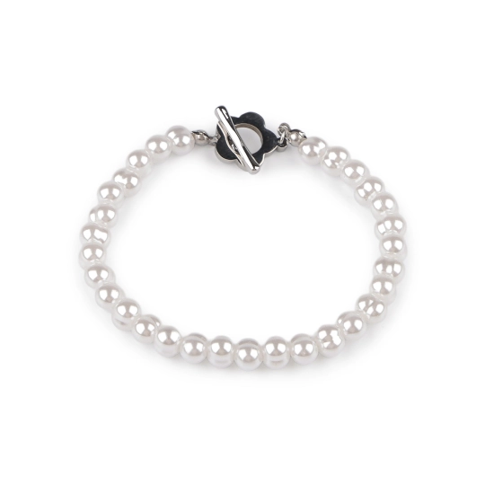 Náramok z nerezovej ocele perlový - 1 ks | Mimib