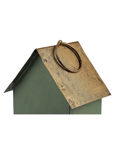 Kovový domček na sviečku - 1 ks | Mimib