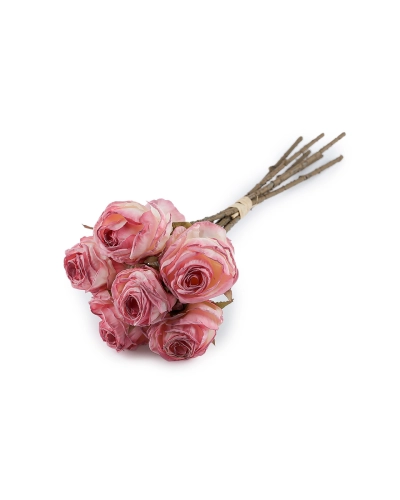 Umelá ruža vintage zväzok - 1 zväzok | Mimib