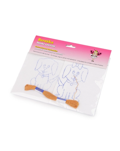 Detské vyšívanie s predtlačeným motívom 2 ks - 1 sáčok | Mimib