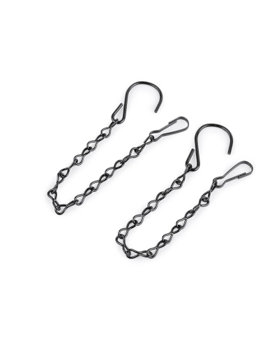 Kovová retiazka na zavesenie dekorácií, kvetináčov 25 cm - 2 ks | Mimib