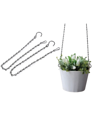 Kovová retiazka na zavesenie dekorácií, kvetináčov 50 cm - 2 ks | Mimib