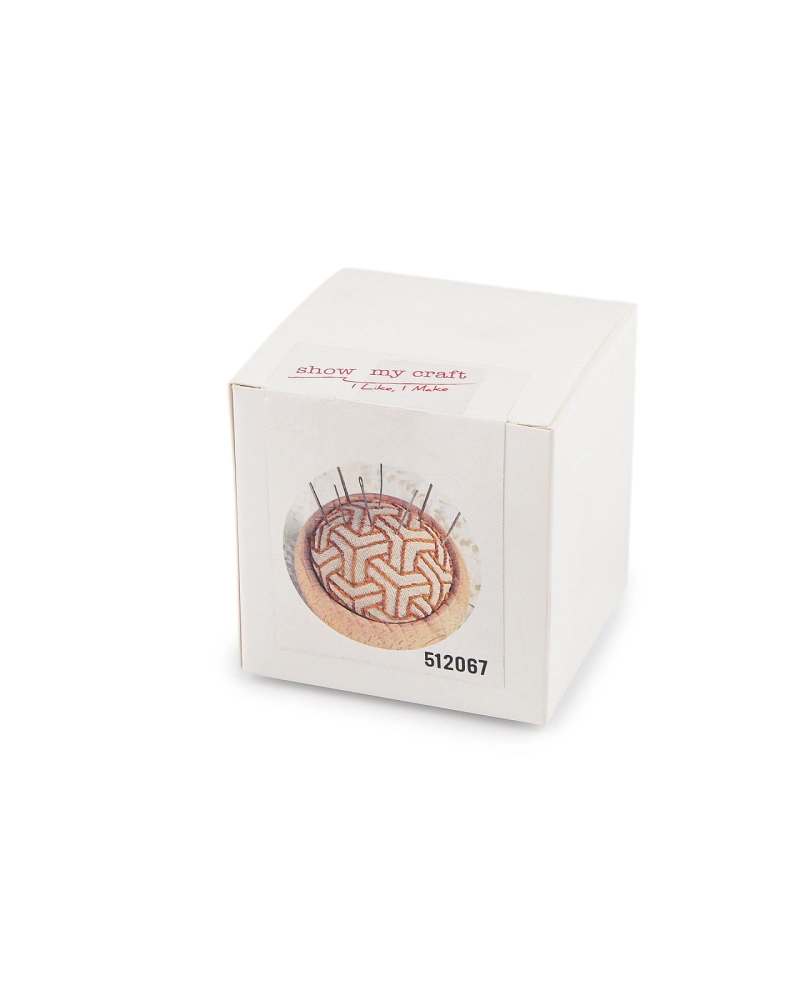 Kreatívna súprava na výrobu ihelníčka s dreveným podstavcom - 1 sada | Mimib