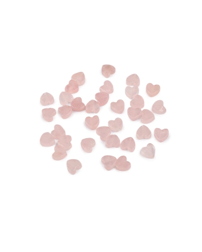 Minerálne a sklenené koráliky srdce Ø6 mm - 35 ks | Mimib