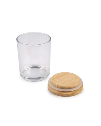 Pohárik na výrobu sviečok s bambusovým vekom - 1 ks | Mimib