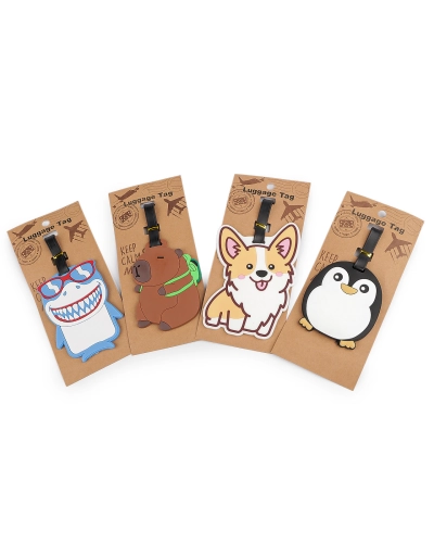 Menovka / visačka na kufor zvieratká - 1 ks | Mimib