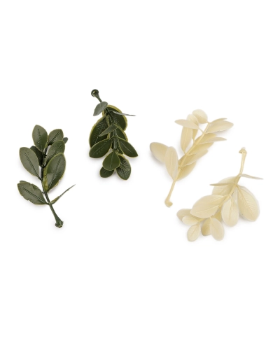 Umelá mini vetvička buxus na aranžovanie a tvorbu voničiek - 20 ks | Mimib