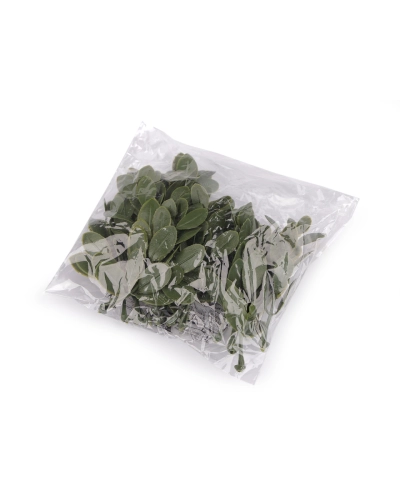 Umelá mini vetvička buxus na aranžovanie a tvorbu voničiek - 20 ks | Mimib