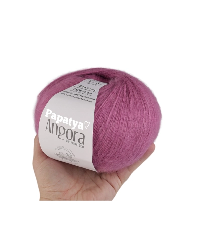 Pletacia priadza Papataya Angora 100 g - 1 ks | Mimib