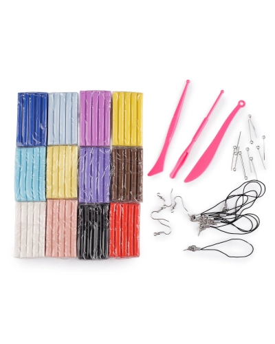 Modelovacia polymérová hmota sada 12x30 g - 1 sada | Mimib