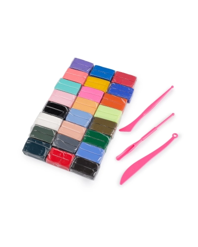 Modelovacia polymérová hmota sada 24x10 g - 1 sada | Mimib