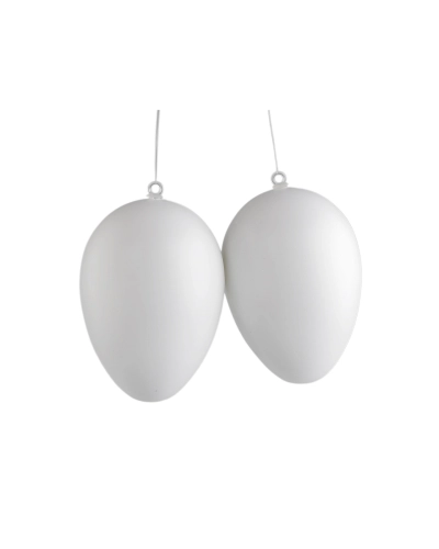 Plastové vajce 6,3x8,8 cm so závesom - 2 ks | Mimib