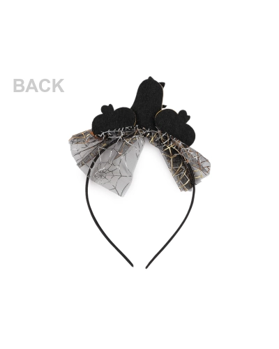 Čelenka do vlasov Halloween / čarodejnica - 1 ks | Mimib