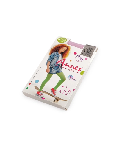 Dievčenské pančuchy jednofarebné 40 den - 1 ks | Mimib