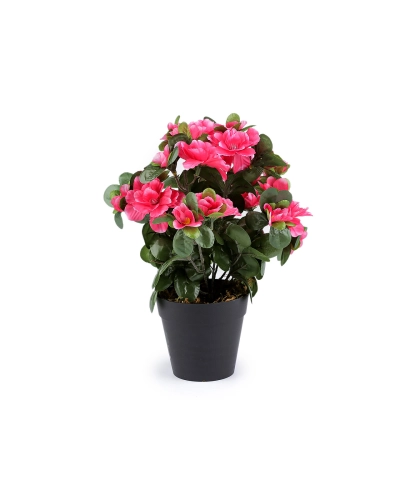 Umelá azalka v kvetináči - 1 ks | Mimib