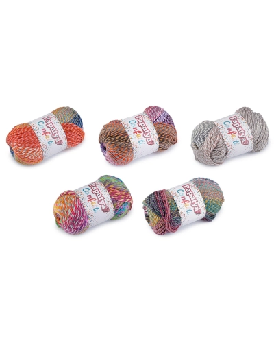 Pletacia priadza Papatya Confetti 100 g - 1 ks | Mimib