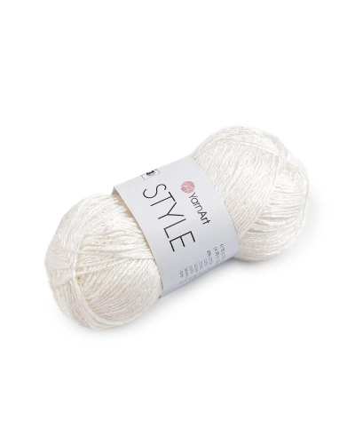 Bavlnená pletacia priadza Style s viskozovým vláknom 50 g - 1 ks | Mimib