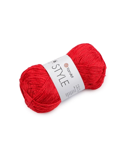 Bavlnená pletacia priadza Style s viskozovým vláknom 50 g - 1 ks | Mimib