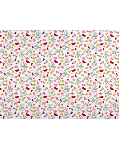 Bavlnená látka / plátno vtáčik - 1 m | Mimib