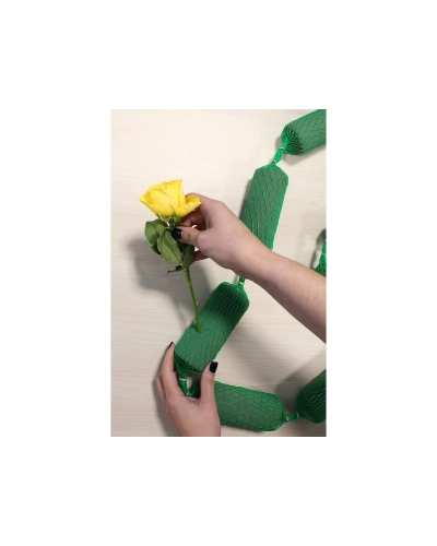 Girlanda z aranžovacej hmoty na živé kvety - 1 ks | Mimib