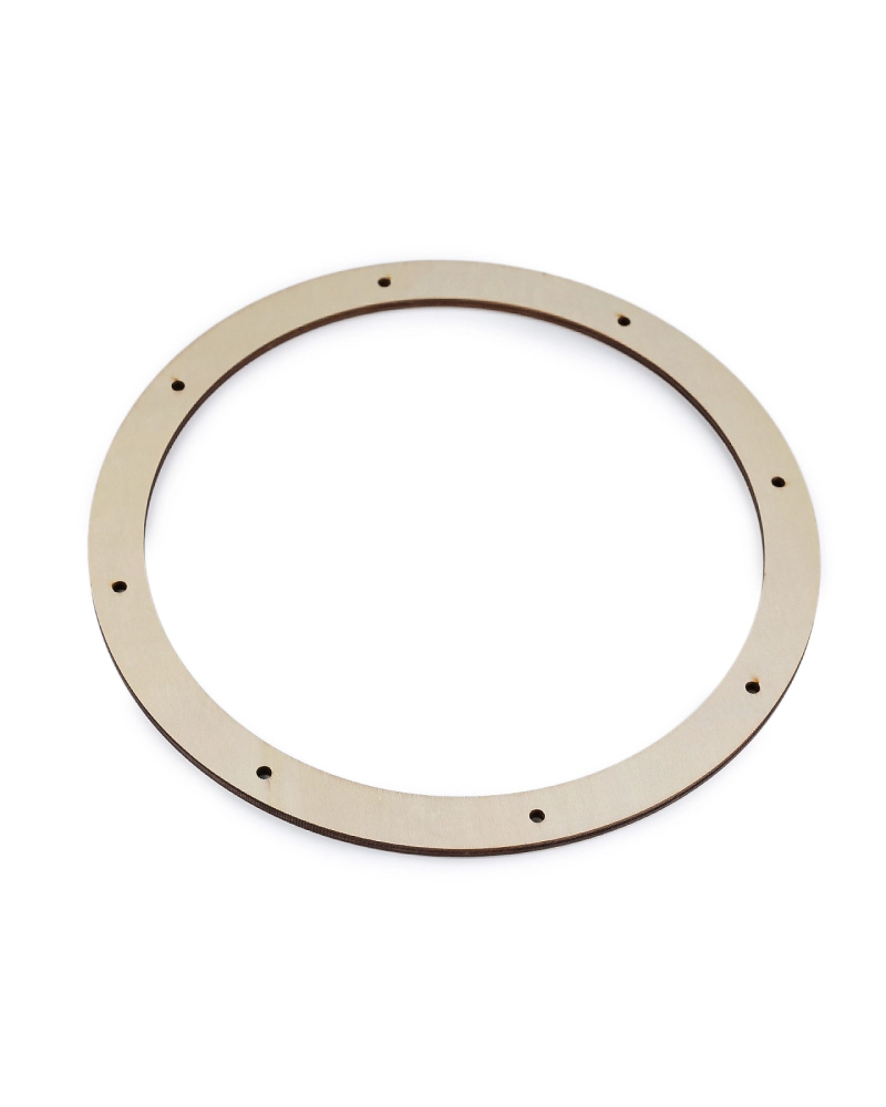 Drevený kruh na výrobu vencov s 8 otvormi Ø26 cm - 1 ks | Mimib