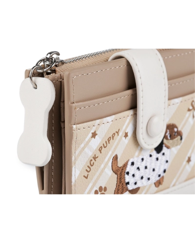 Peňaženka s výšivkou jazvečíka 9x11 cm - 1 ks | Mimib