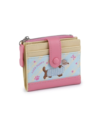 Peňaženka s výšivkou jazvečíka 9x11 cm - 1 ks | Mimib