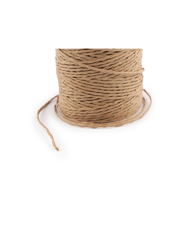 Lyko rafia prírodná, na pletenie tašiek Ø2 mm - 1 ks | Mimib