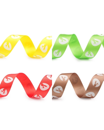 Saténová stuha Veľká Noc šírka 24 mm - 20 m | Mimib