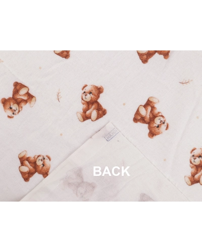 Bavlnený flanel medvedík - 1 m | Mimib