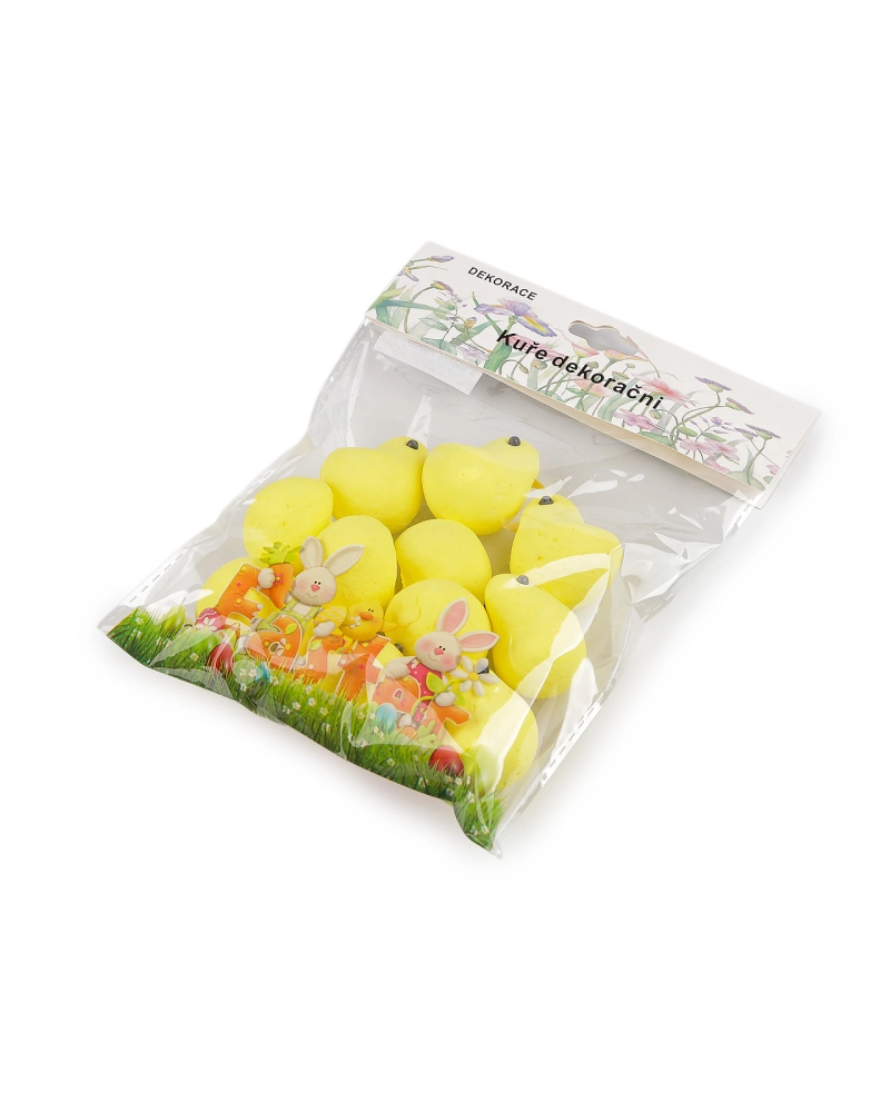 Veľkonočné polystyrénové kuriatko na ďalšie tvorenie a dekorovanie - 1 sáčok | Mimib