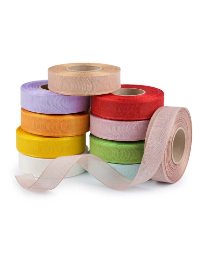 Plátnová stuha s vlascom šírka 25 mm - 25 m | Mimib